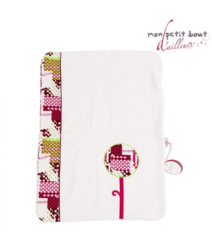 Housse Pour Matelas à Langer Katiola Rose Blanc Housse Pour Matelas à Langer Katiola Rose Blanc