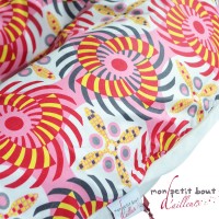 Coussin d'Allaitement Corpomed + Housse Issia Ecru Rose