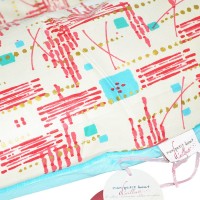 Coussin d'Allaitement Noenza Maternity + Housse Marcory Turquoise Rouge