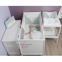 Tour de lit bébé Béréby vert